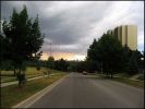 Thunderstorm rolling in from the west. Those buildings in the distance are on Yonge Street