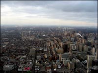 An image from our Canon SD700IS.. taken from the CN Tower on lunato's birthday